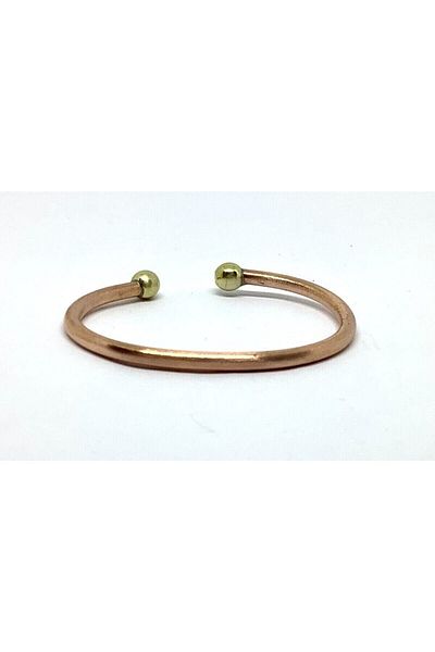KAVELE Pure Copper End Bulk Ball Head Bracelet Copper Snap-on Suitable for All Wrists