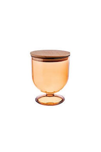 WLLN Candy Storage Container Amber 1.5 L Large Size