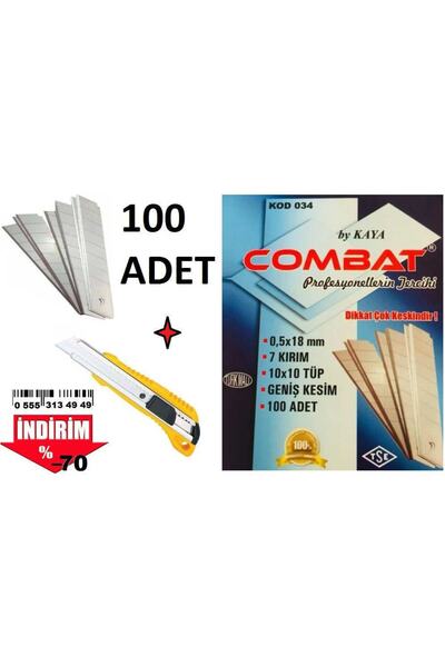 Depolife Falçata Bıçağı Maket Bıçak Ağzı 10 Kutu 100 Adet 0.35mm Falcata Yedeği