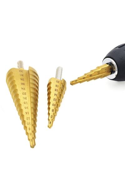 Depolife Ayarlı Matkap Ucu Titanyum Hss Çelik Yüksek Hız Demir Çelik Plastik ...