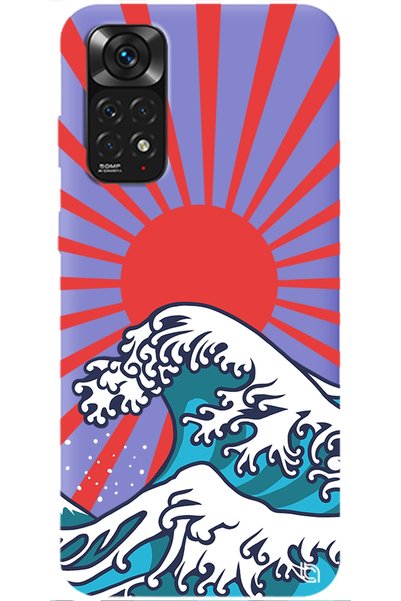 WANNA PROTECT حافظة هاتف Xiaomi Redmi Note 11 Lilac من السيليكون بنمط ياباني ...