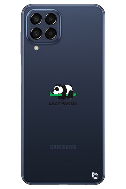 WANNA PROTECT Samsung M22 Clear Premium Panda Pattern Silicone Phone Case