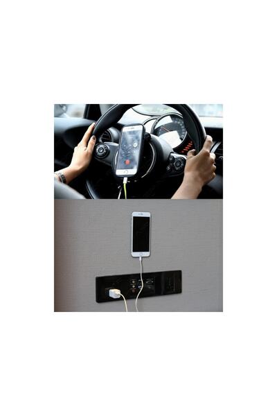 çu çokuygunuz Flourish Lama Nano Kaydırmaz Güçlü Yapışkanlı Telefon Tutucu 2li