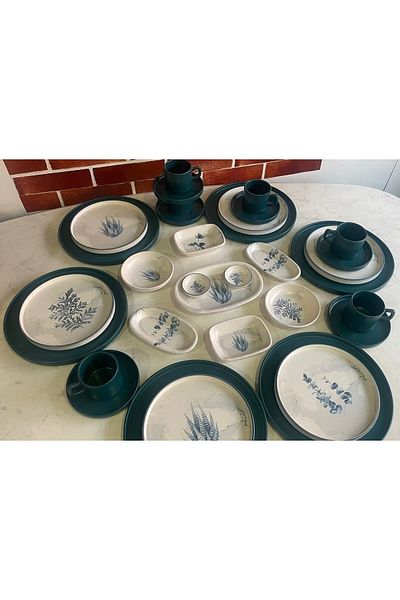 Keramika 33 Piece Stackable Breakfast Set