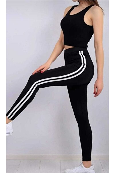 hungisa Pamuklu Ribanalı Tayt