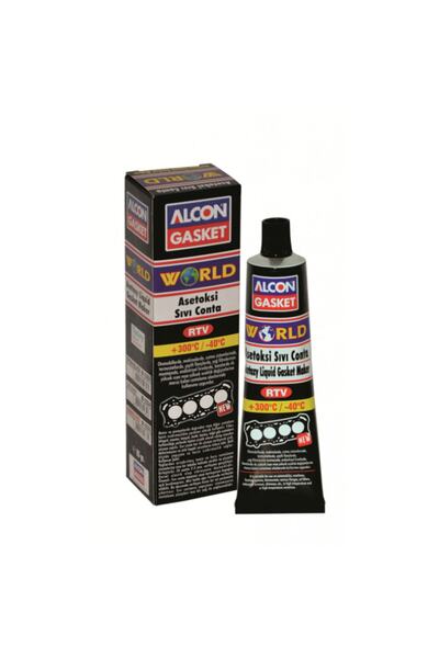 Alcon World Asetoksi Kırmızı Sıvı Conta 50g m-3332)