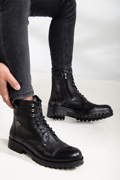 Yağlıoğlu Kundura Yağlıoğlu Γνήσιο δέρμα 5001 Shearling Cold Proof Daily Thermal Boots