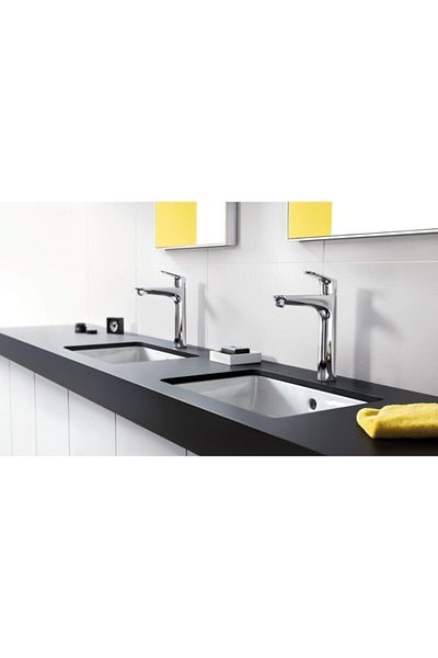 Hansgrohe Focus Single Arm Chrome Sink Faucet - 190 with Remote Control 31608000
