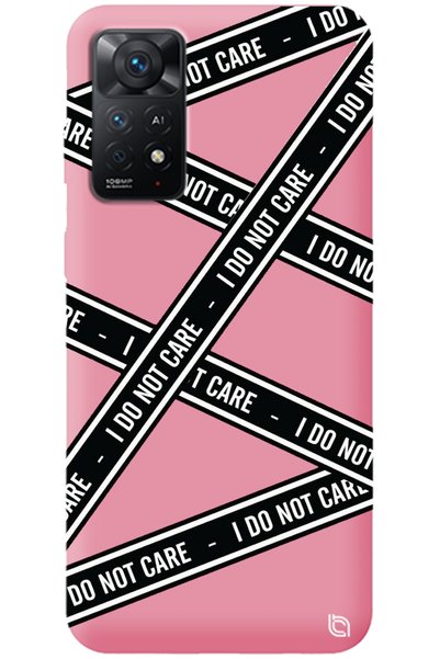 WANNA PROTECT Xiaomi Redmi Note 11 Pro Pink Premium Velvet Inside Dont Care P...