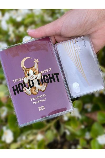 Cekuonline Hold Tight Patterned Universal Transparent Passport Case Model Suitable for All Country Passports