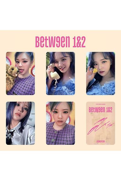 Kpop Dünyasi Twice Jeongyeon ''Between 1&2'' Autographed Album Card Set