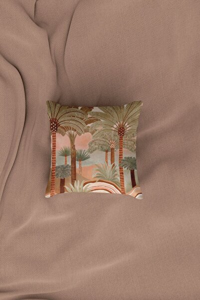 Dekomall Saffran Aloe Çift Taraflı Kırlent Kılıfı 196