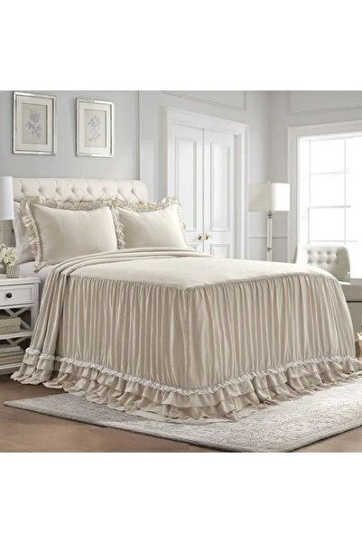 METİNEV Çift Kişilik 160x200 Baza Için Yatak Örtüsü Seti