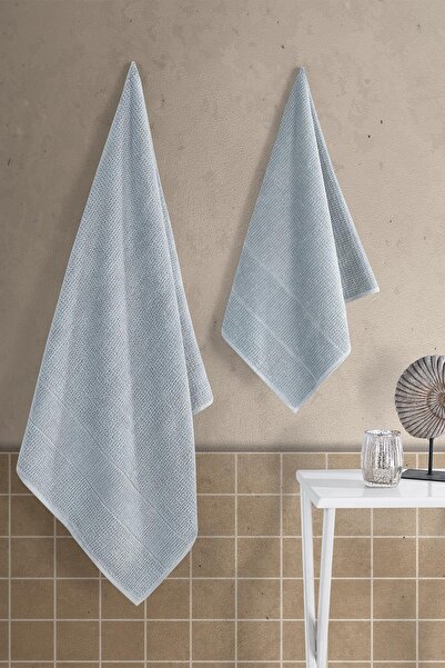 Zeynep Tekstil Royalty | 50x90 - 70x140 Cm 2-Piece Bath Towel Set, 100% Cotton Towel Set