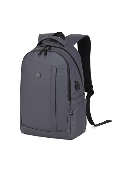 SMART BAGS Gumi Fabric Unisex Oversized Backpack 8662 K.grey