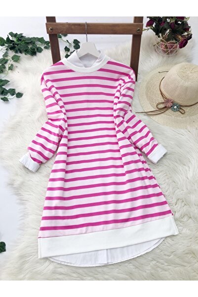 modasindoma Жіноча смугаста детальна туніка