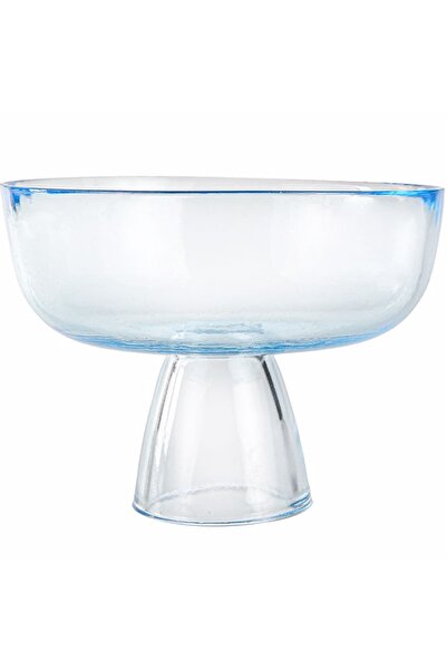 Porland Soft Mavi Ayaklı Kase 21 Cm