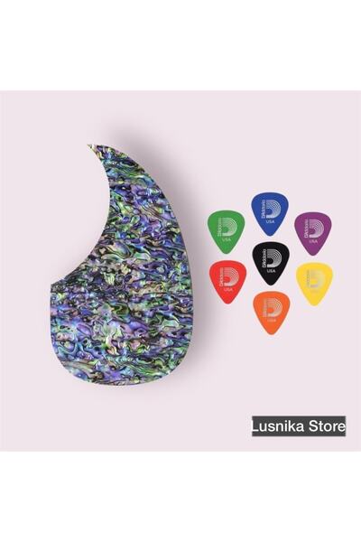LusnikaStore Gitar Pena Korumalığı & 7’li Pena Takımı