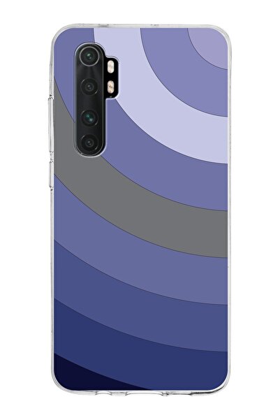 PrintiFy Xiaomi Mi Note 10 Lite Uyumlu Kapak Renk Cümbüşü Tasarımlı Şeffaf Si...