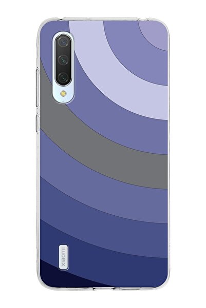 PrintiFy Xiaomi Mi 9 Lite Uyumlu Kapak Renk Cümbüşü Tasarımlı Şeffaf Silikon Kılıf