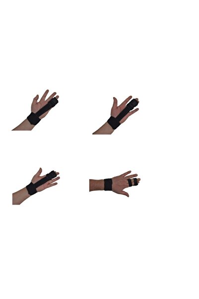 BELLFLEKSS قطعة واحدة من جبائر الأصابع المزدوجة القابلة للتعديل (تستخدم في 4 ...