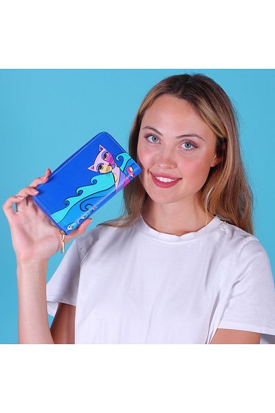 Biggdesign Spring Karabenli Yilmaz Owl and City Wallet