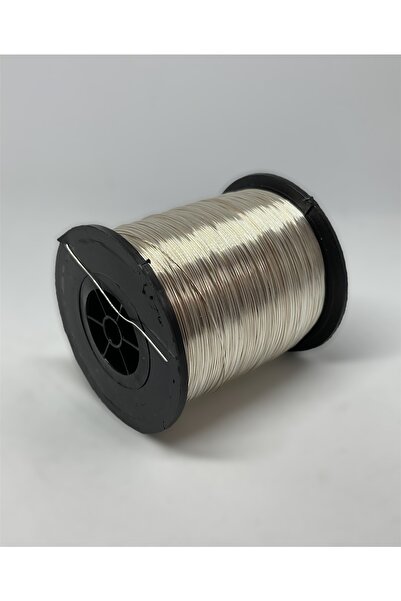 gürbüz filografi 0.40mm 250gr-225m Gümüş Renk Bakır Tel