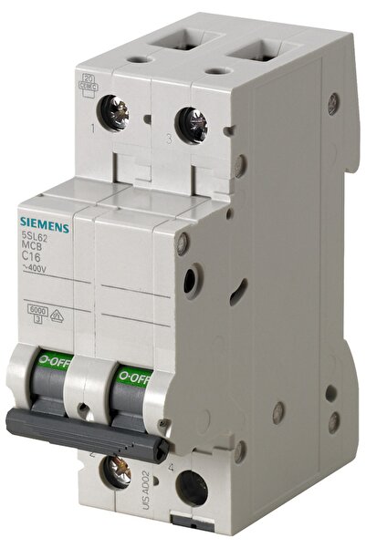 Siemens 5sl6250-7 Otomatik Sigorta 50a C Tipi 2faz 6ka