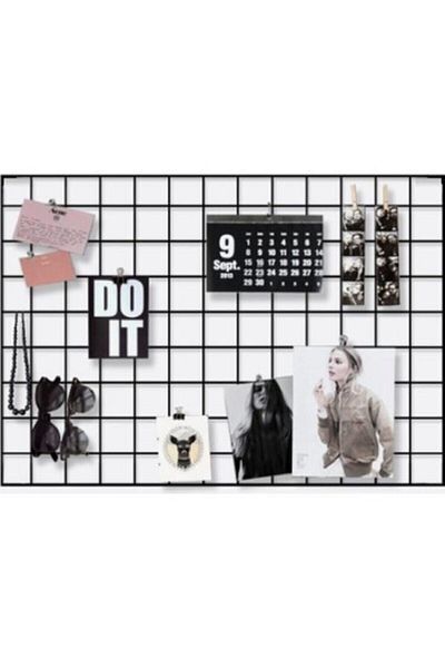 LEFİEV Lefi Home Photo Hanger Wire Board Metal Wall Hanger 5 Pegs