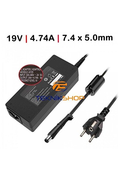 HP Pavilion Dv6-6000, Dv6-6100, Dv6t-6000, Dv6z-6100 Notebook Şarj Adaptörü 9...