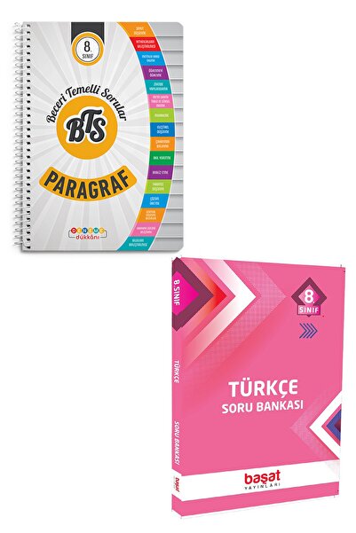 Başat Yayınları 8. Sınıf Paragraf Beceri Temelli Sorular + Çek Kopar Yaprak Test