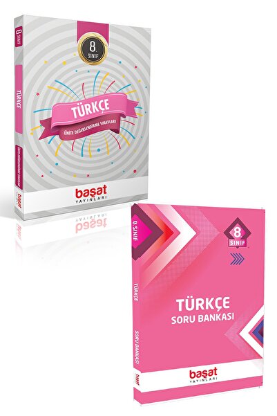 Başat Yayınları 8. Sınıf Türkçe Başat Ünite Değerlendirme Sınavları + Çek Kop...