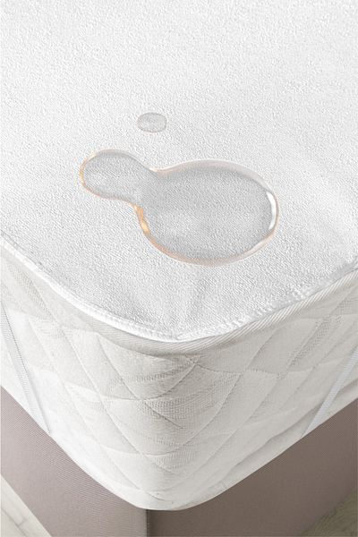 Firuze Eco Cotton 4 Corner Elastic Liquid Proof Long Lasting Mattress Protector Mattresses 100X200/160X200/180X200/