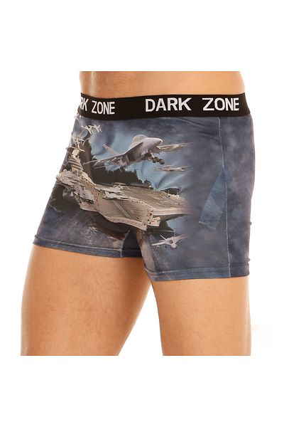 darkzone Ανδρικό 3D μπόξερ με σχέδια αεροπλανοφόρου