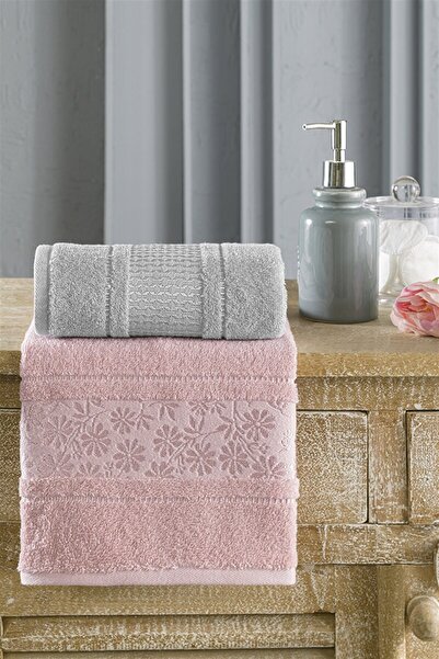 Özdilek Blossom Best Set (bath Set) Pink-grey