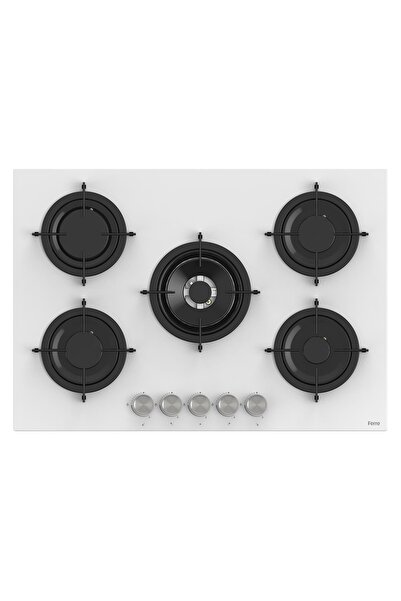 Ferre Rs036 Emaye Izg.75 Cm Beyaz Cam Ocak