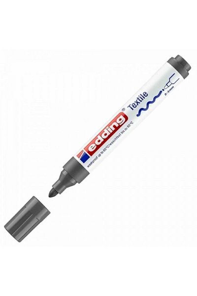 Edding Textile Marker Pen 4500 2-3mm Gray 12