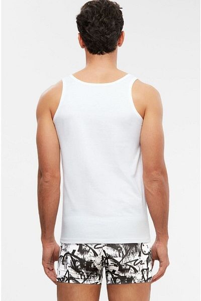 Kom 2-pack Men's Undershirt White