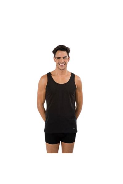 Kom Men's Black Scott Undershirt 90010