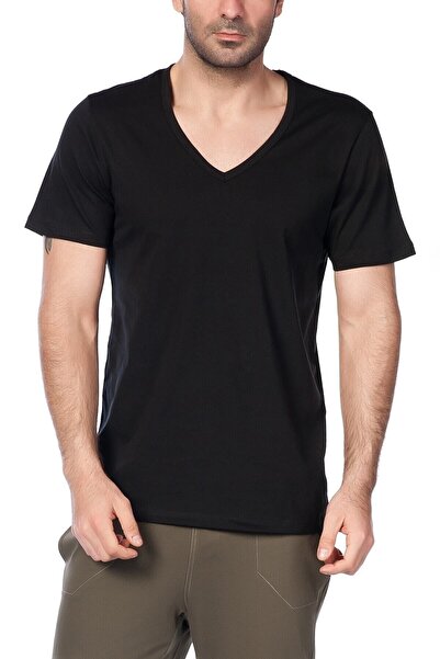 Kom Enrico 2 Li V-neck T-shirt Ts10011 100% Cotton