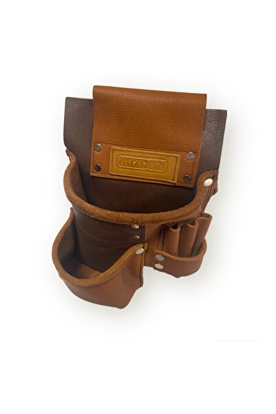 İKİZ DERİ ÜRÜNLERİ Kemere Geçirtmeli Deri Çivi Önlüğü