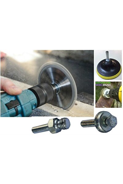 Depolife Dremel Matkap Hilti Sds Adaptörü Mini Daire Disk Testere Mandren Bağlantı Elemanı Vidalı Pim Mandire