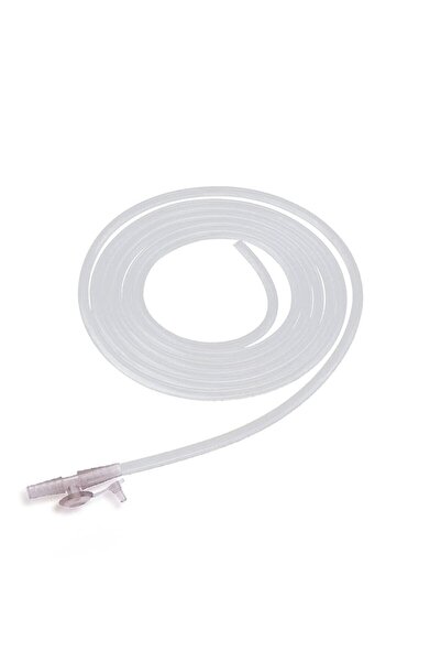 SANOR Medikal Aspiratör Cihazı Hortumu Pvc 130cm Çam Ucu Konnektör