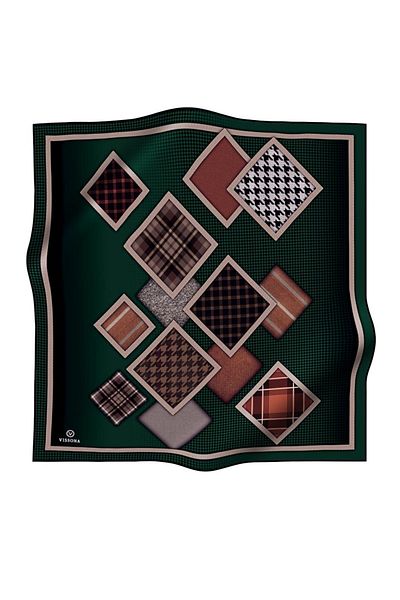 Vissona Μεταξωτό κασκόλ Twill