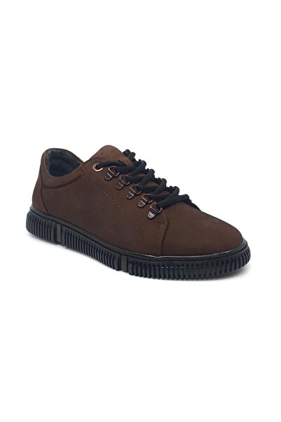 CATELLİ 100% Leather Full Orthopedic Comfortable Men's Winter Daily Lace-up S...