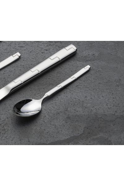 Nehir London Stainless Steel Teaspoon - 12 Li Teaspoon 18/10