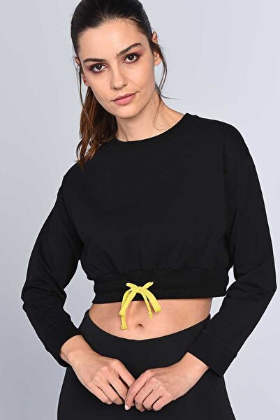 ECKO UNLTD Γυναικείο φούτερ Stella Black Crew Neck