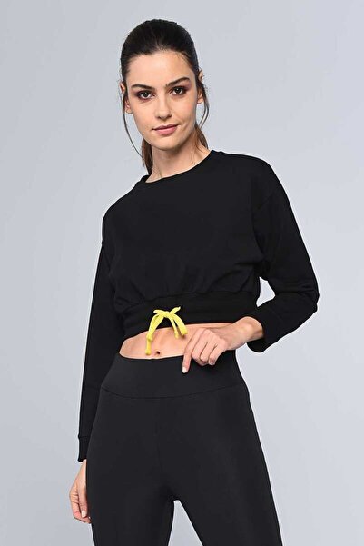 ECKO UNLTD Γυναικείο φούτερ Stella Black Crew Neck