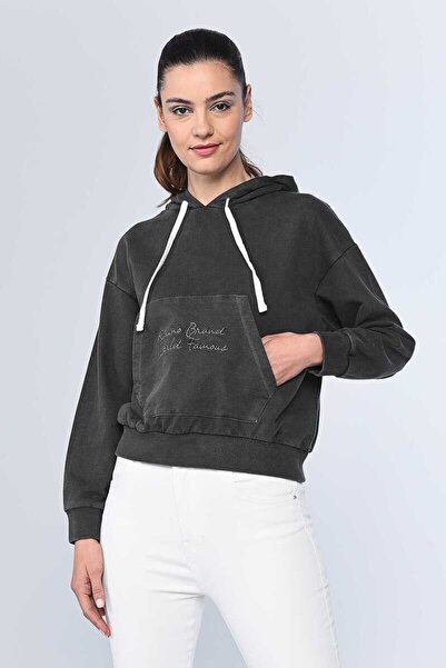 ECKO UNLTD Harper Black Women's Hooded Hoodie