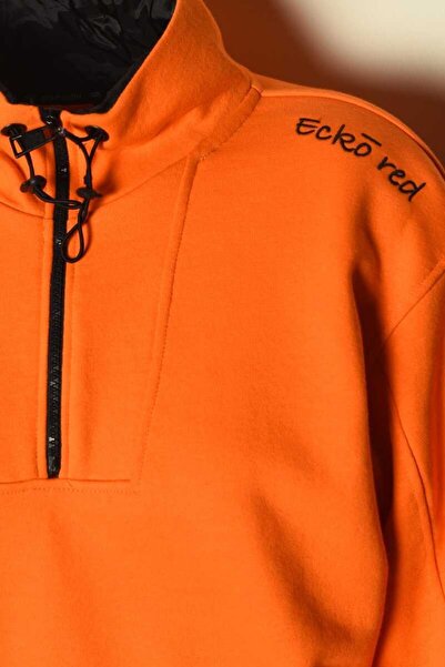 ECKO UNLTD Γυναικείο πορτοκαλί φούτερ Jennifer